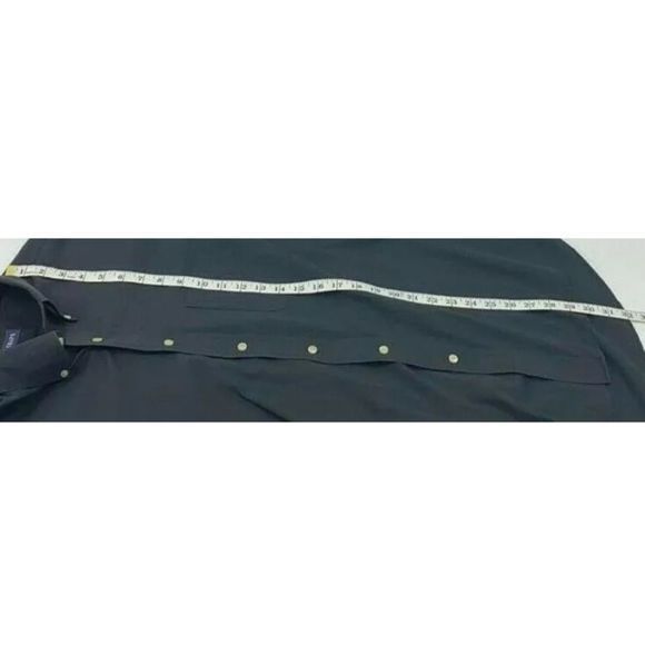 Chaps Regular Fit Twill Button Down Large - Picture 7 of 8